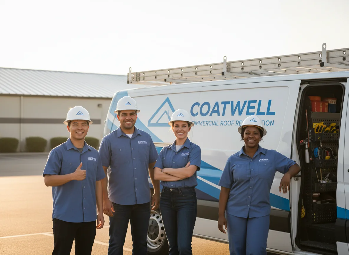 Commercial roof coating company in Salina, PA